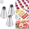 3pcs #2c #2d #2f Cream Decoration Icing Piping Pastry Nozzles Cake Tips Set Cupcake Decorating Tool Bakeware
