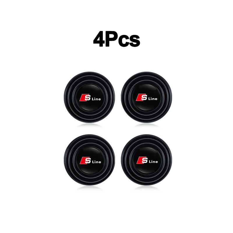 2026 Hot 4Pcs Car Door Anti-shock Pad Anti-noise Buffer Gasket Auto Interior For qaz1 A4 A3 A5 A6 A7 A1 A2 A8 Q1 Q2 Q3 Q4 Q5 Q6 Q7 Q8 RS3