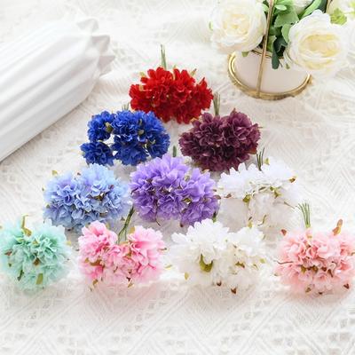 Künstliche Blumen Seidennelke Festival Haus Zimmer Garten Bogen Hochzeit Brautstrauß Kränze DIY Geschenk Süßigkeitenboxen Dekorationen