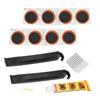 Mini Portable Tire Self Adhesive Patch File Levers Bike Tires Puncture Repair Tools Kit Cycling