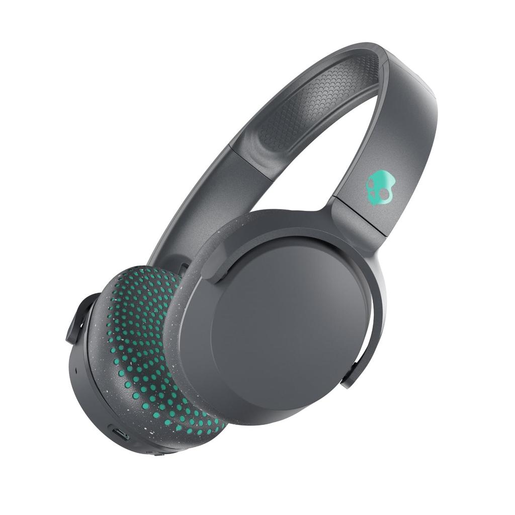 SkullCandy RIFF Wireless Gray Miami S5PXW-L672 Bluetooth Headphones with Remote and Microphone