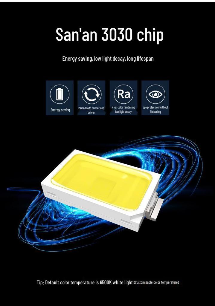 150W High-Power LED Industrial Pendant Light for Workshop, Warehouse, or Stadium, 80W Ceiling Light Option