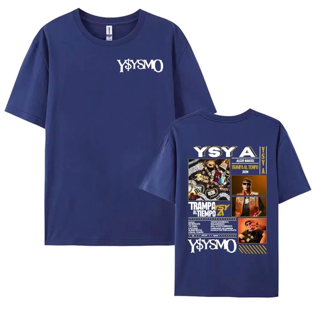

Rapper Ysy A Trampa Al Tiemopo Album Tour 2025 T Shirts Unisex Womens Harajuku Retro Fashion Hip Hop Tshirt Summer Cotton TShirts 4XL