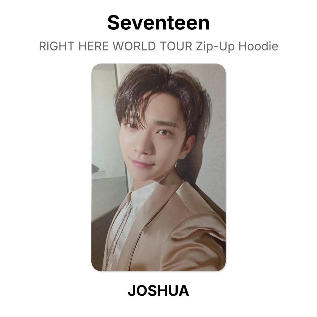 Seventeen RIGHT HERE WORLD TOUR Zip-Up Hoodie Official Photocard