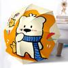1pc Polar Bear, Cute Adventure Auto Open/close, 8-Rib Iron Frame, Compact Folding Cute Umbrella All-Season Portable Umbrella for Travel 036