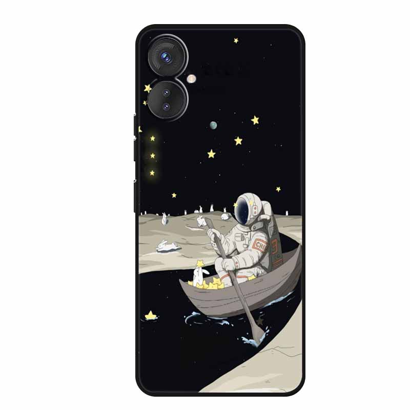 For Tecno Spark 9 Pro Case Astronaut Silicone TPU Soft Back Cover Cases For Tecno Spark9 Pro 9Pro KH7 KH7n Funda Spaceman Capa