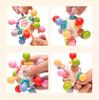 Baby Montessori Toys 0 12 Months Sensory Rattle Teether Grasping Activity  Development Toys Silicone Teething Toys For Babies