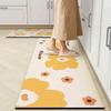 Small Fresh Kitchen Floor Mat, Water-Absorbing And Oil-Absorbing Floor Mat, Household Non-Slip, Wear-Resistant And Dirt-Resistant Floor Mat, Easy