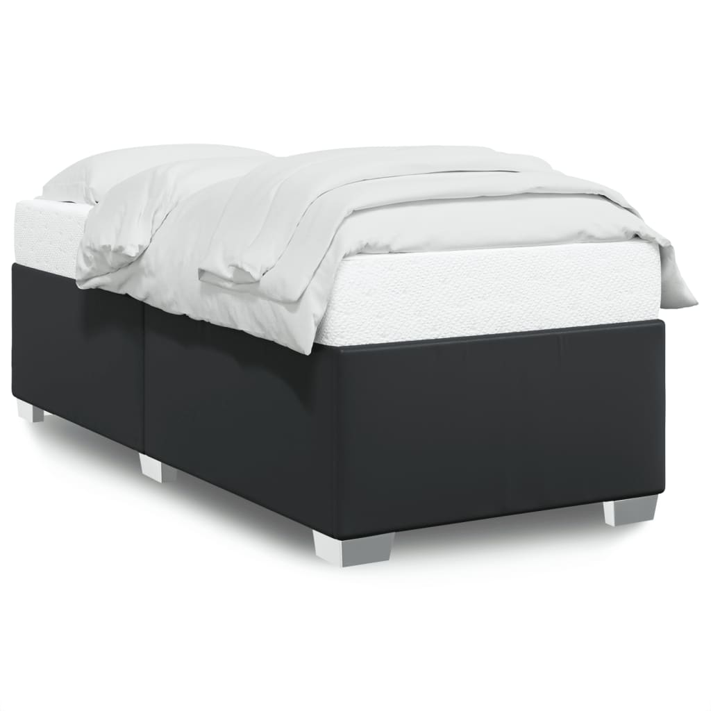 Bed Frame Black 80x200 cm PU Leather