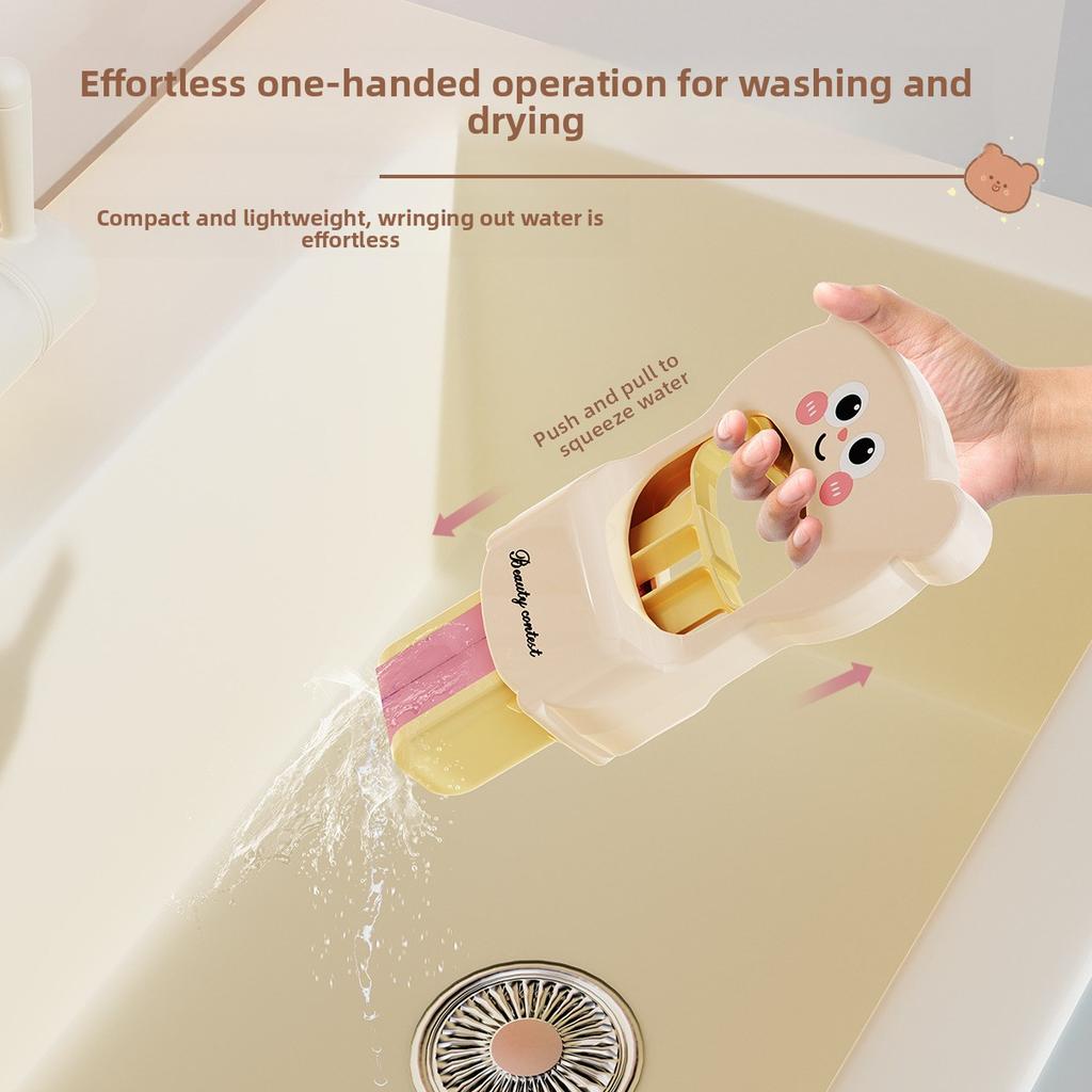 Mini Hand-wash Mop for Home Bathroom Cleaning, Cute and Lazy Desktop Stain Removal Mop