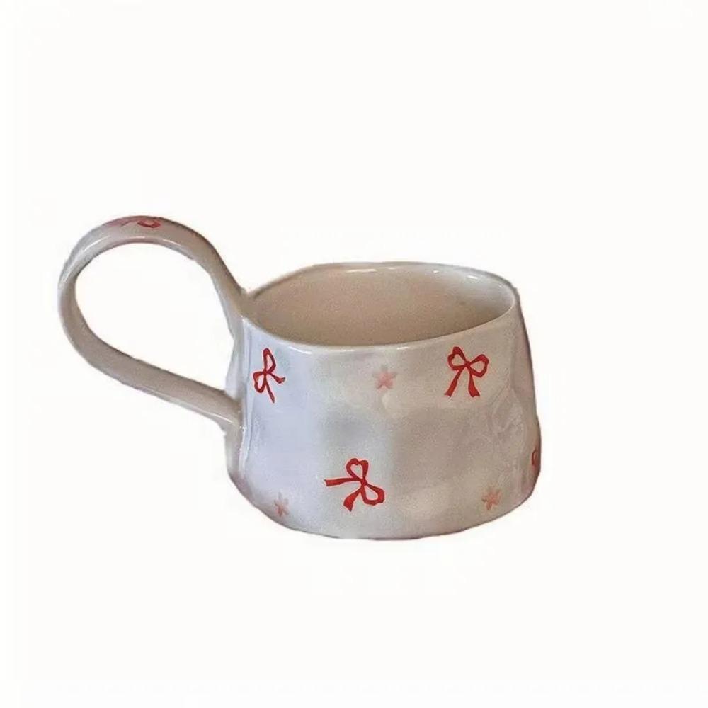 Ručně malovaný květinový keramický šálek, podglazurně barvený šálek na kávu