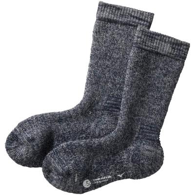 Mizuno Breath Thermowool Extra Dicke Socken für Outdoor Größe cm Reisen, B2JX9704, Marineblau, 22.0-24.0