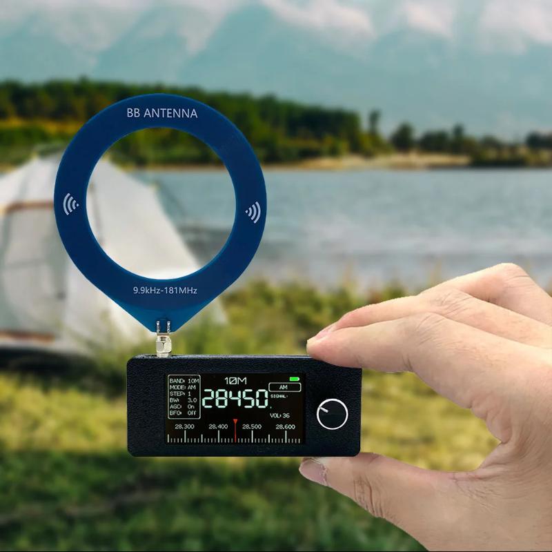 1 Set Lsb Usb Am Fm Radyo Alıcısı Esp32S3 Ats-Mini V3 Abs Kılıf Si4732 Cep Ssb Mini Radyo Kulaklık Amplifikatörü Hi-Z ile
