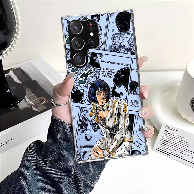 JoJo Adventure Bruno Buccellati Soft Phone Case For Samsung Galaxy S22 S23 S24 S25 Edge S26 Ultra S20 FE S21 Plus + Fundas Coque
