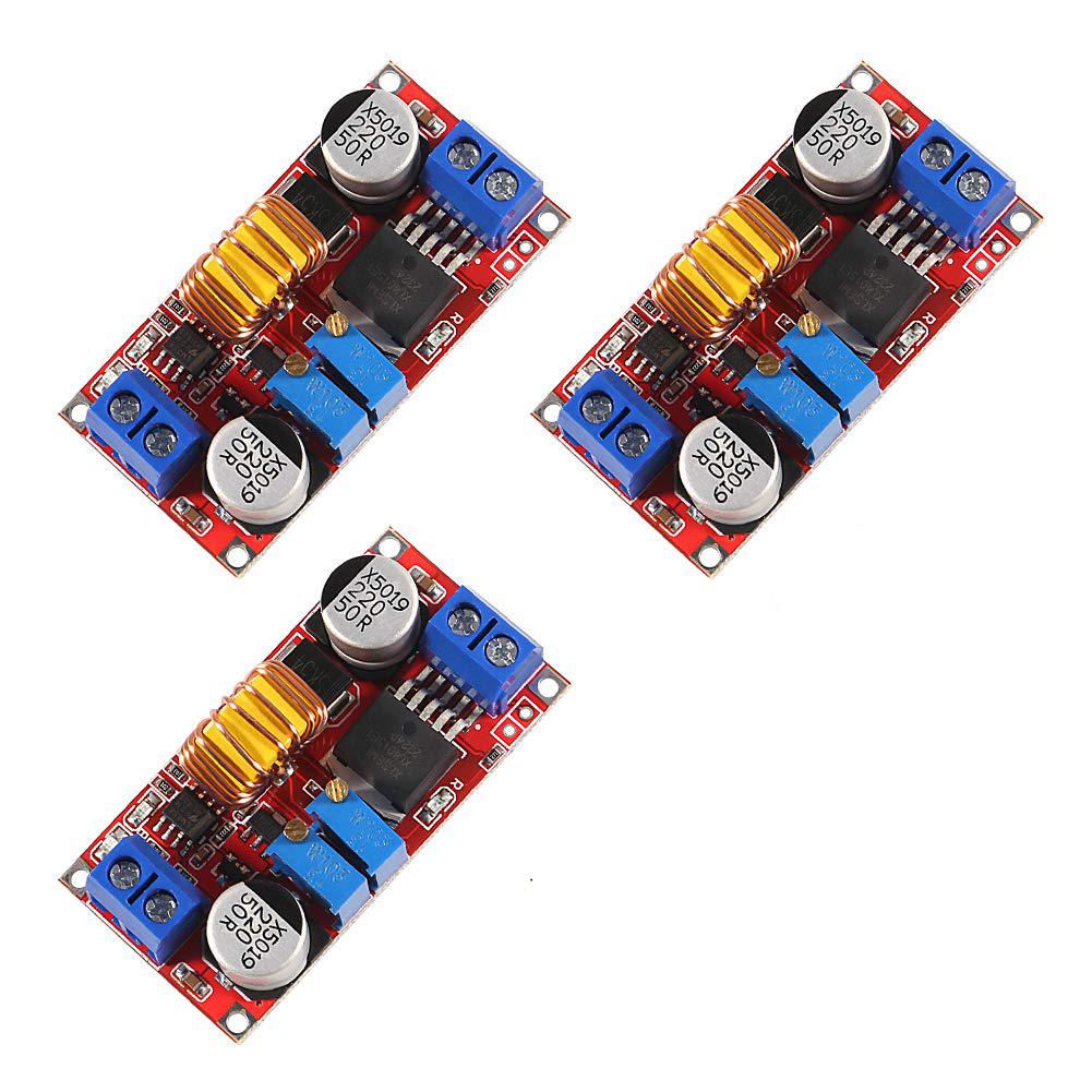 

3pcs 5A DC-DC Adjustable Buck Converter XL4015 4-38V to 1.25-36V Step Down Power Supply Voltage Regulator Power Module