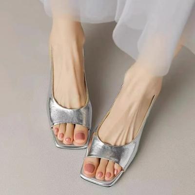 Korea Sandals for Women Roman Style Woman Shoes Buckles On Sale Comfort 2024 Trending Luxury Summer Comfortable Sales Designer