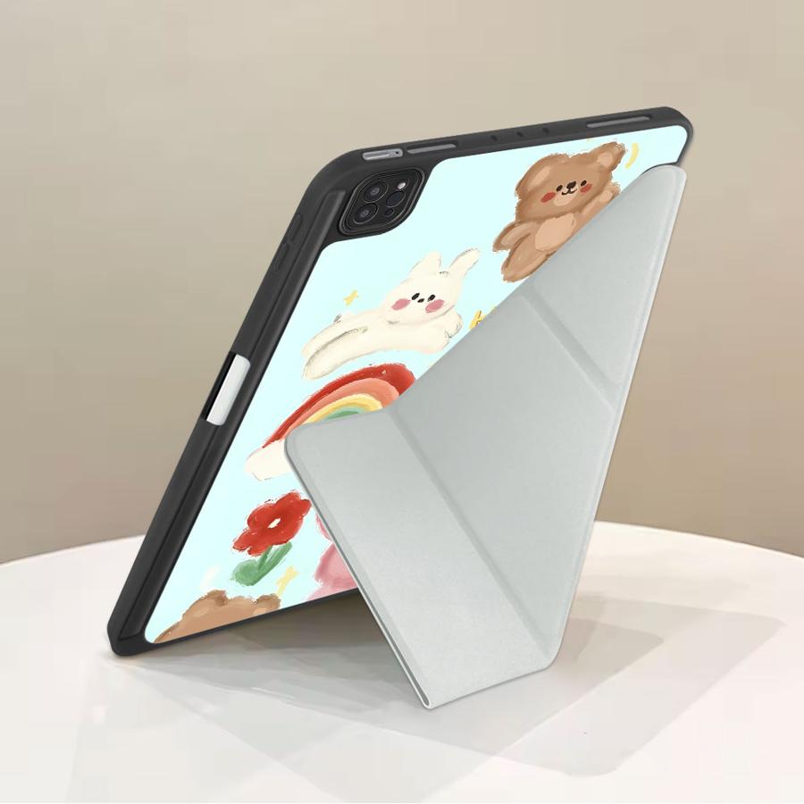 Tablet Case For iPad Mini 6 7 Pro 2025 Air 4 5 M3 M2 1 2 M4 11inch Pro 11th 10th 9th 8th 7th 12.9inch Holder Cover Cute Little