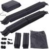 Roof Soft 2 Pieces Length Total Length Base Carrier for Kei Cars Simple Car Belt Fixing Length Rack, Type, [Total 99cm, 112cm] (mini Car), Carrier,