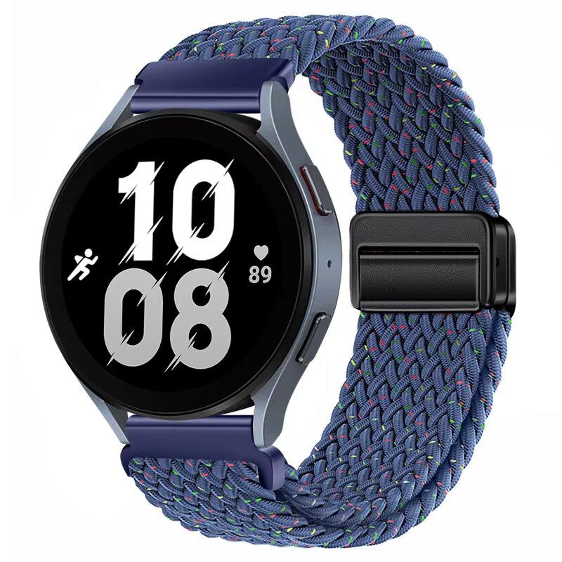 Weaves Nylon Loop Strap For Samsung Galaxy Watch8 40 44mm Magnetic Wristband For Galaxy Watch 8 Classic 46mm Band Sport Bracelet