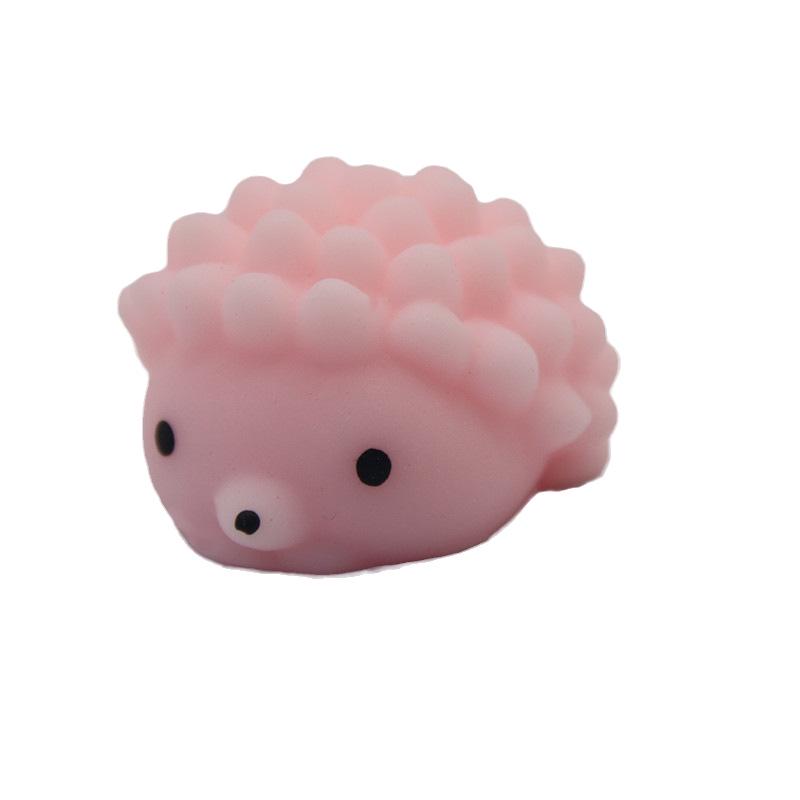 Japan Moe Small Animal Squeeze Toy: Soft Rubber Dumpling Peach