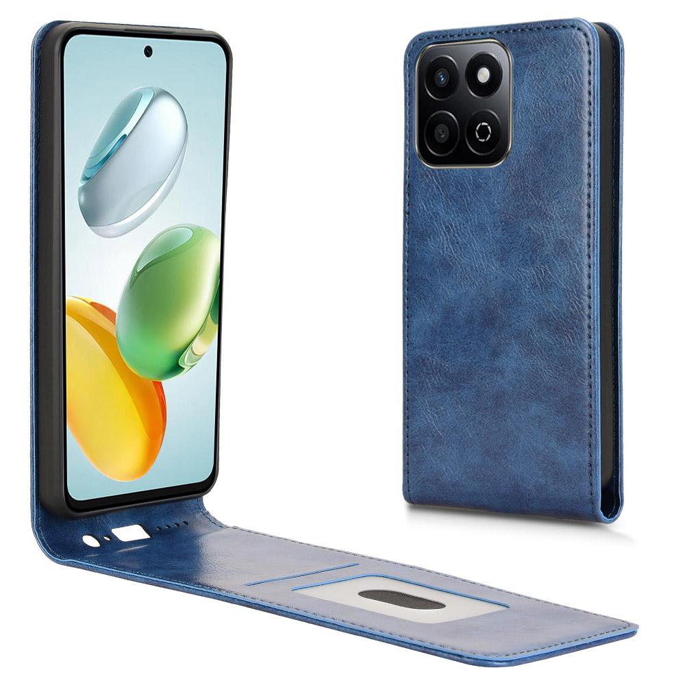 Leather Case For Honor 200 Smart 5G/Play 60 Plus 5G/Play 9T/X7c 4G/X7c 5G Magnetic Vertical Flip Phone Cover with Card Slot