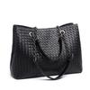 Trendy new first-layer sheepskin women's bag women's shoulder bag large-capacity fashion woven versatile light luxury