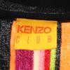KENZO CLUB 90s Made in Japan Old Striped Pattern Long sleeve Half zip knit Women Used
