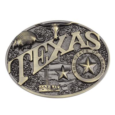 Hebilla de cinturón de bronce de Texas Bull La fábrica produce productos