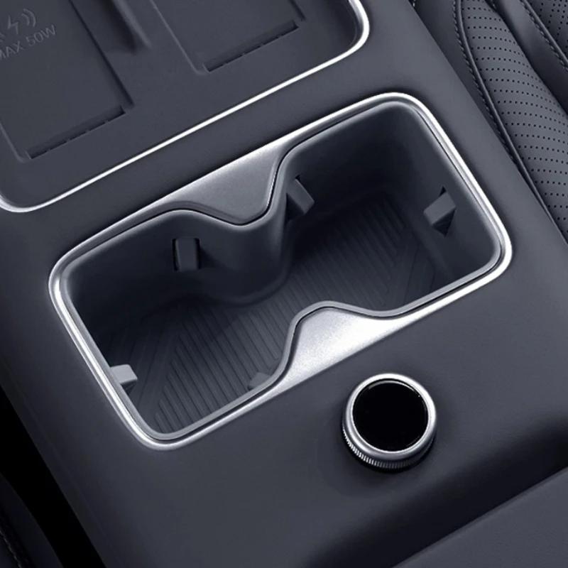Center Console Silicone Cup Pad for BYD Leopard 7 Titanium 7 Anti-Slip Water-Resistant Cup Holder Interior Mod Accessory