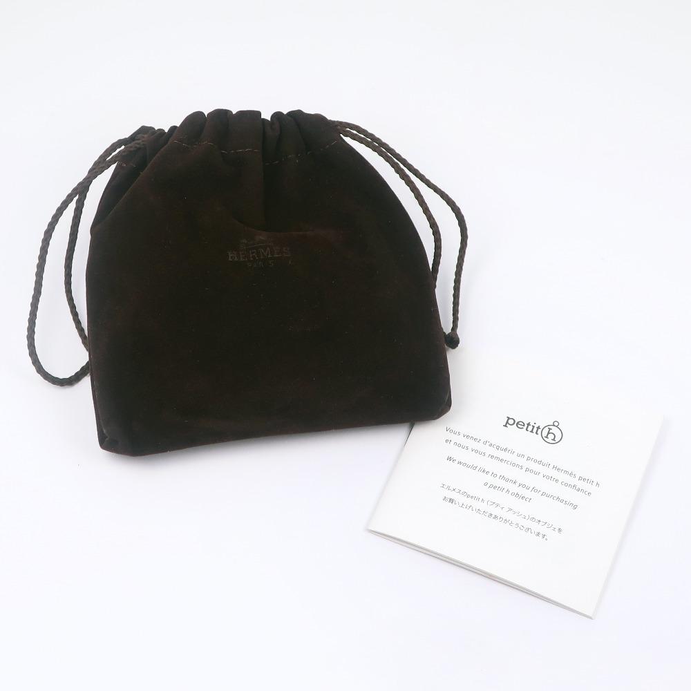 Hermes Brățară petit ache ecaille Verde/Argintiu Hardware Togo 11g Femei Folosit