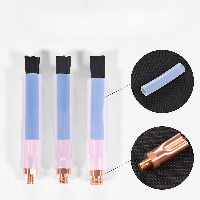 3PCS 6mm/8mm/10mm Copper Head Weld Brushes Polishing Machine Welding Accessories For Weld Seam Bead Joint Cleaning