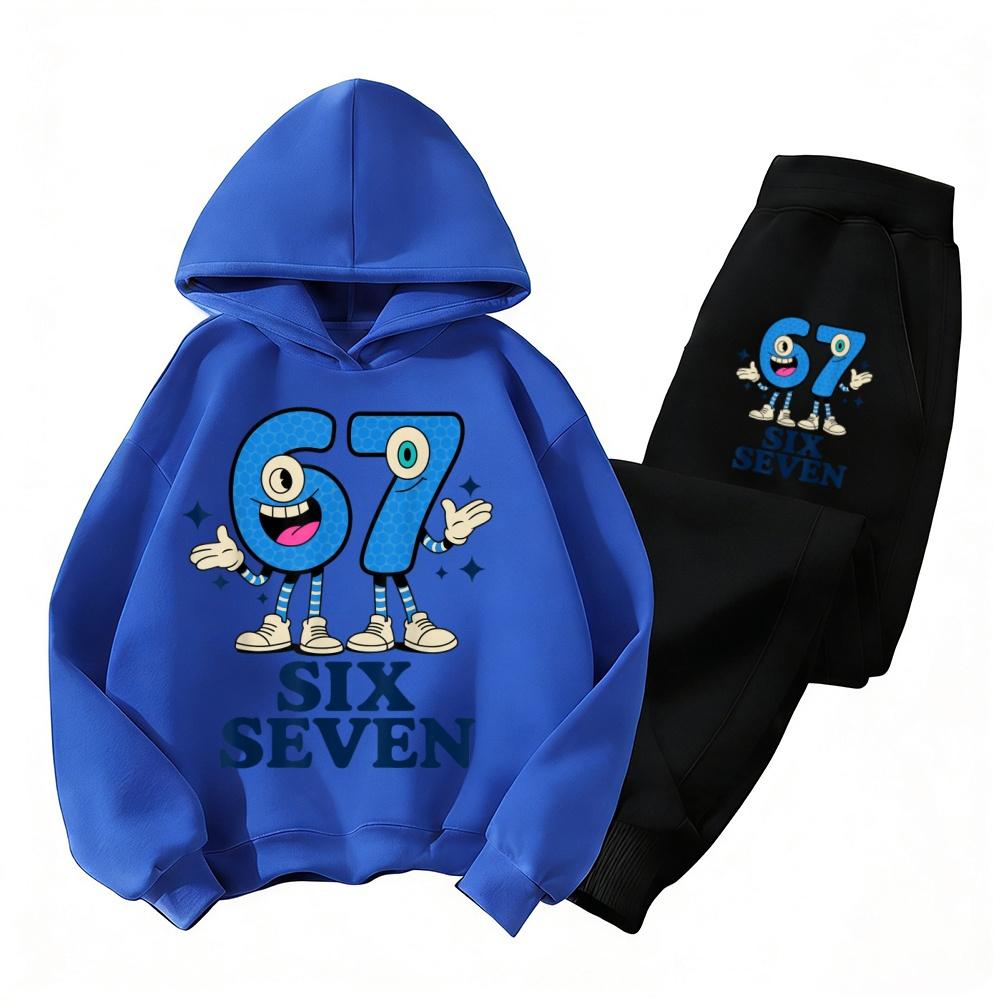 2-14 år pojkar och flickor kläder 67 bekväm barndräkt hudvänlig skolkläder barn bekväm sweatshirtdräkt