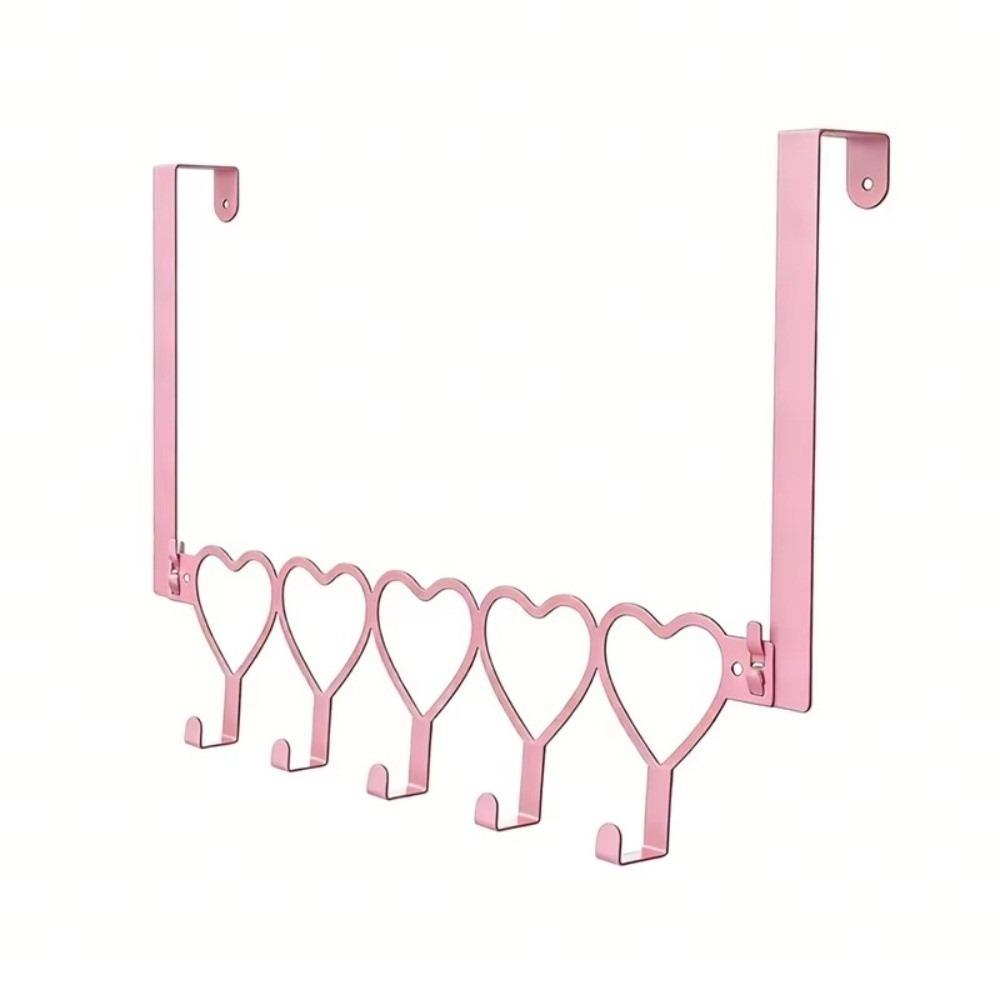 Pink Door Hanger Hooks Iron Wall Mount Hook Rack New Towel Hanger  for Entryway Bathroom Bedroom