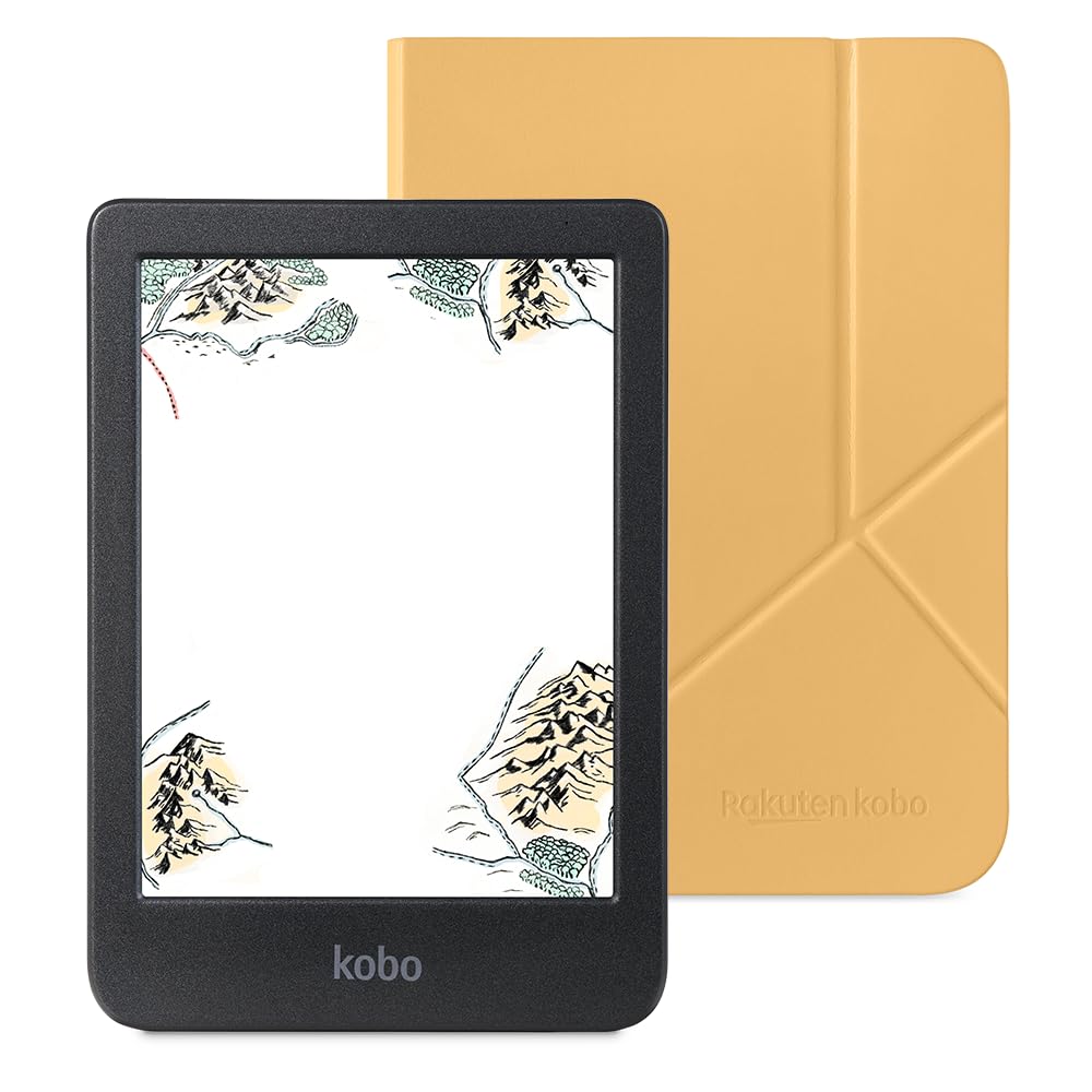 

Набор обложки-подставки Kobo Clara Colour Цветной Совместимый планшет Eink 6 дюймов 16 ГБ Водонепроницаемый IPX8 Сенсорный экран ComfortLight PRO (Масло желтое) / / / / /