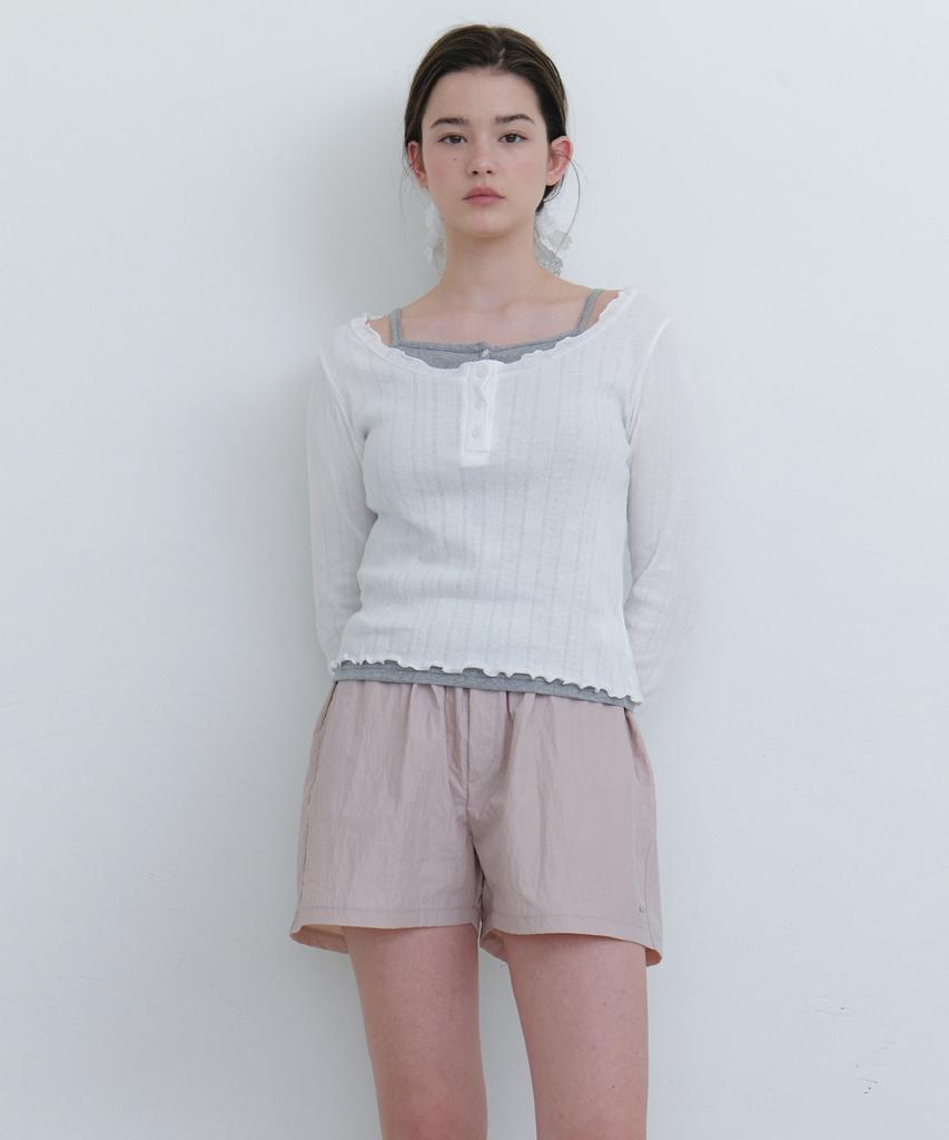 LETTERA Nylon Short Pants_4Color