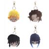 Ultra Soft Plush Keychain With Pp Cotton Filling Tanjiro Zenitsu Giyu Kyojuro Anime Design
