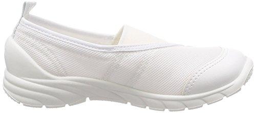 Shunsoku Volleyball Indoor Shoes, Made in Japan, Sizes 14-26cm, 1.5E, 0.5cm Adjustment, Kids' Boys and Girls, SSK 1020, White, 19.0cm