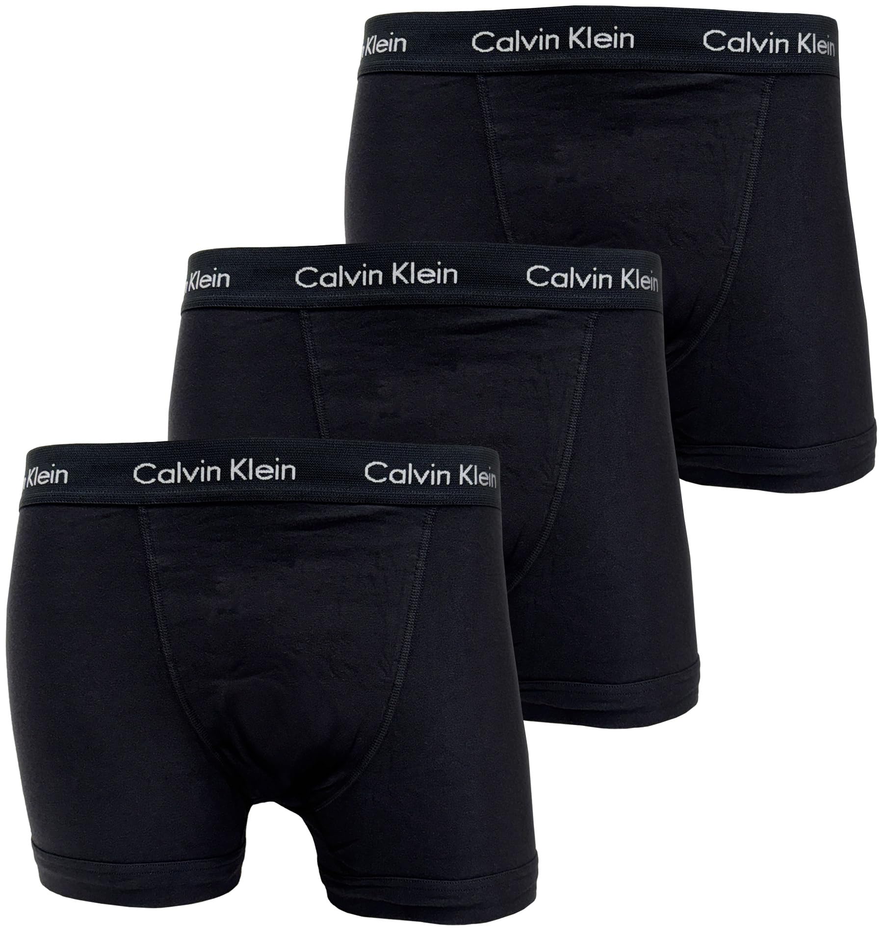 

Calvin Klein CK Boxer Closed Size S Briefs, Low-Rise, Front, Men s, 3-Pack, Cotton, Comfortable, Black, [Used] чёрный
