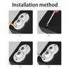 4Pcs/Pack Universal Wheels Self Adhesive Mute Smooth Rotation Strong Load-bearing Labor-saving Furniture Moving Punch-free Heavy Duty Rollers Caster