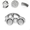 Stainless Steel Divided Plates Tray Sections Dinner Dish Unbreakable Children Plate for Kids