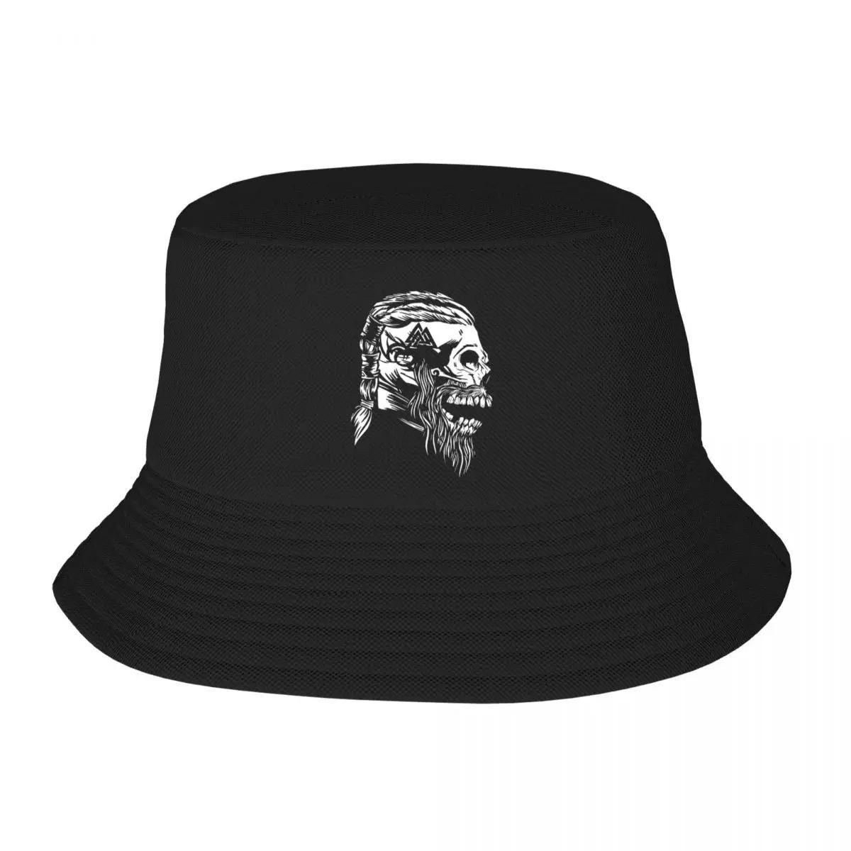 New Custom Skull Beach Bucket Hat Unisex Women Unisex Summer FisherUnisexs Hat