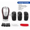 Car 5/6-speed Universal R PU Leather Shift Lever Manual Car Shift Lever Shift Lever Modification Shift Head, Improves Aesthetics