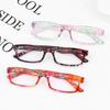 Fashion Portable Vintage Flowers Eye Protection Reading Glasses Ultra Light Frame Eyeglasses