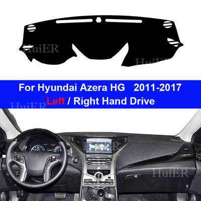 For Hyundai Azera HG 2011-2013 2014 2015 2017 Auto Dashboard Cover Dash Mat Board Pad Carpet Dashmat Anti-UV Mats Accessories
