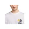 Nike Round Neck Printed Straight Fit Short Sleeve T-Shirt Men Tops White HF5533-100