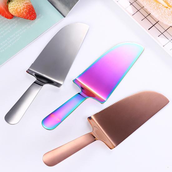 Pizza Shovel Long Lifespan Easy To Grab Stainless Steel Cake Pie Bread Slicer for Dining Room