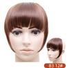 High Temperature Fiber Thick Neat Bangs Synthetic Hair Topper for Women