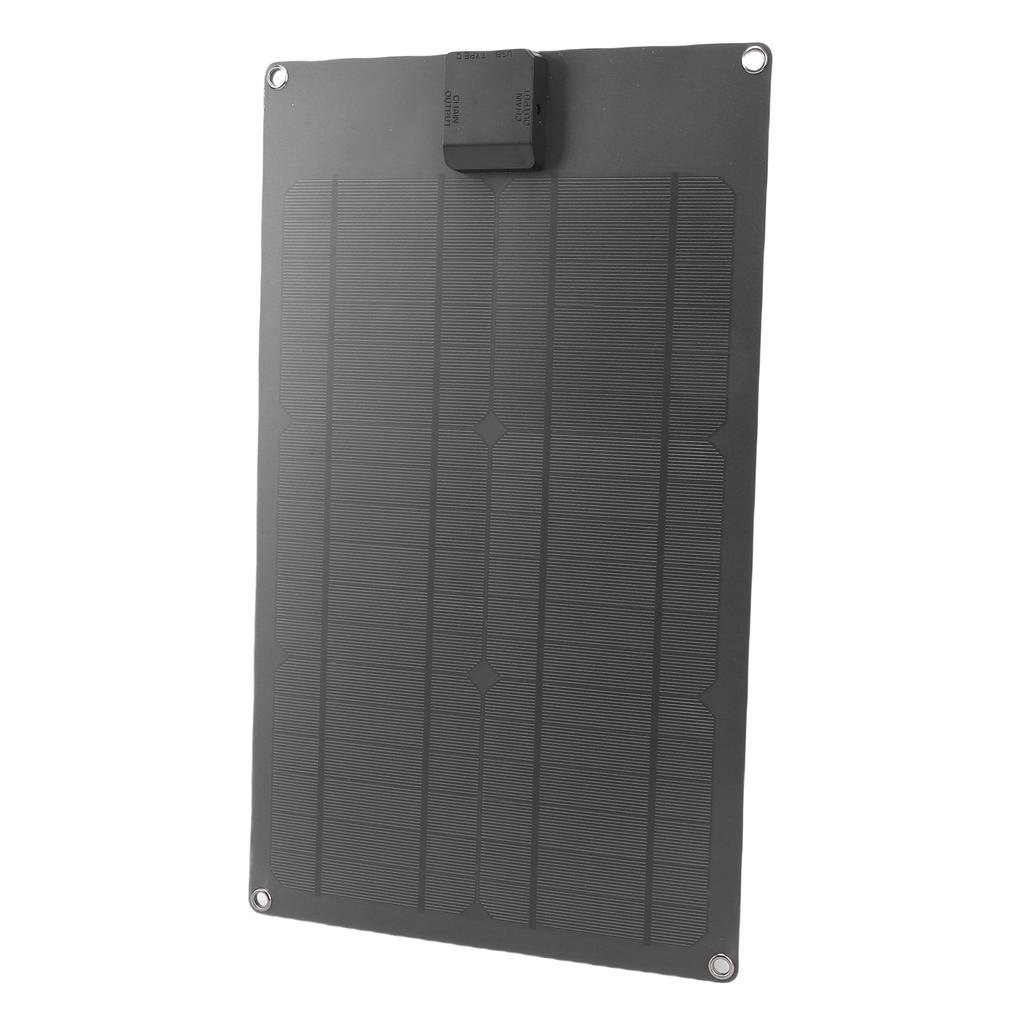 Solarna Ładowarka Podtrzymująca Akumulator Samochodowy RV Ładowanie Kroplowe Przenośny Wodoodporny Zestaw Panelu 30W z Kontrolerem Wyjście USB