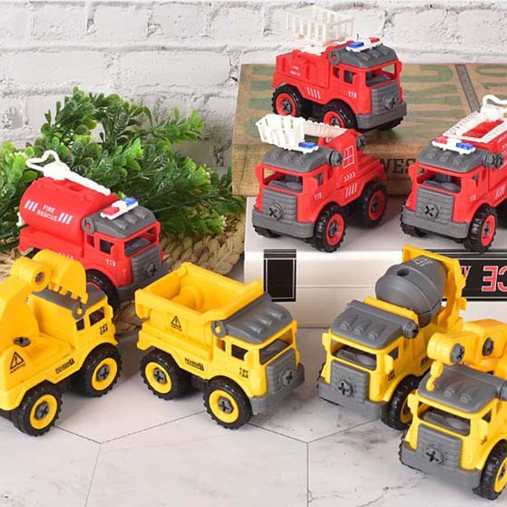 

Disassembly Bulldozer Models Engineering Car Model Car Model Toy Construction Toy Fire Truck Model