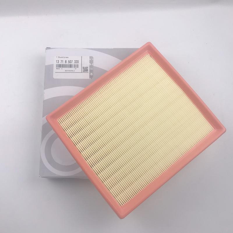 13718507320 air filter element is suitable for BMW N13, N20, N26, F20, F21, F30, F32, 116i, 316i, and 320i. 13718507320